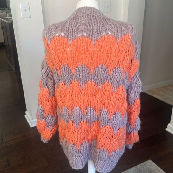 Saints & Hearts Chunky Cardigan Sweater O/S - Picture 5 of 7